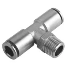 Pb Bspp Moški Tee Fitting Push In Connector